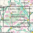 Topografische kaart - Wandelkaart 68 Discovery Carlow, Kilkenny, Wexford | Ordnance Survey Ireland