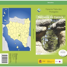 Wandelkaart Parques Nacionales Serranía de Cuenca Parque Natural | CNIG - Instituto Geográfico Nacional