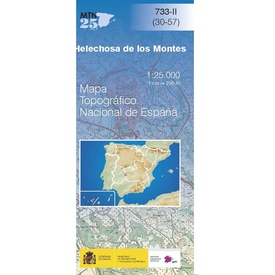 Topografische kaart 733-II Helechosa de los Montes | CNIG - Instituto Geográfico Nacional1