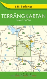 Wandelkaart - Topografische kaart 638 Terrängkartan Borlänge | Lantmäteriet