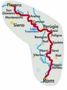 Fietsgids Bikeline Radfernweg Florenz - Rome (Florence - Rome) | Esterbauer