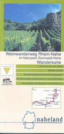 Wandelkaart Weinwanderweg Rhein-Nahe | Naheland