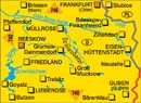 Wandelkaart 741 Schlaubetal - Frankfurt (Oder) - Beeskow - Guben | Kompass