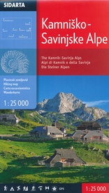 Wandelkaart The Kamnik-Savinja Alps, Kamnisko Savinjske Alpe | Sidarta