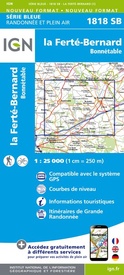 Wandelkaart - Topografische kaart 1818SB La Ferté-Bernard  | IGN - Institut Géographique National