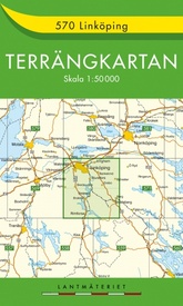 Wandelkaart - Topografische kaart 570 Terrängkartan Linköping | Lantmäteriet