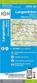 Wandelkaart - Topografische kaart 2938SB Largentière, Aubenas, Villeneuve-de-Berg | IGN - Institut Géographique National