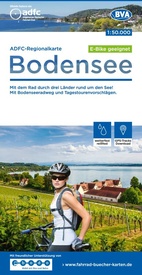 Fietskaart ADFC Regionalkarte Bodensee | BVA BikeMedia