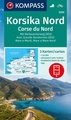 Wandelkaart - Fietskaart 2250 Korsika Nord - Corse du Nord | Kompass