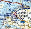 Wegenkaart - landkaart Ahvenanmaa – Aland-eilanden  | Genimap