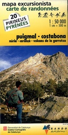 Wandelkaart 20 Puigmal - Costabona | Rando Editions