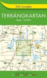 Wandelkaart - Topografische kaart 524 Terrängkartan Ljungby | Lantmäteriet