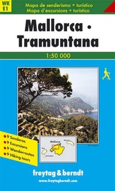 Wandelkaart WKE1 Mallorca Tramuntana | Freytag & Berndt