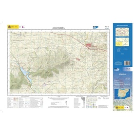 Topografische kaart 787-III Alhambra | CNIG - Instituto Geográfico Nacional1