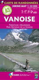 Wandelkaart A3 Vanoise | Rando Editions