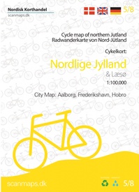 Fietskaart 5 Nordlige Jylland - Noordelijk Jutland | Scanmaps