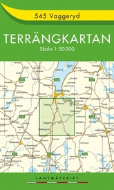Wandelkaart - Topografische kaart 545 Terrängkartan Vaggeryd | Lantmäteriet
