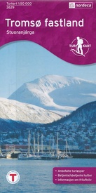 Wandelkaart 2629 Turkart Tromsø Fastland | Nordeca