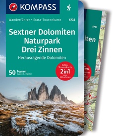 Wandelgids 5733 Wanderführer Sextner Dolomiten Naturpark Drei Zinnen | Kompass