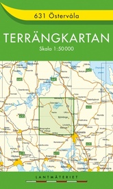 Wandelkaart - Topografische kaart 631 Terrängkartan Östervåla | Lantmäteriet