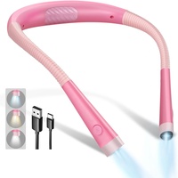 Led nekleeslamp oplaadbaar Roze