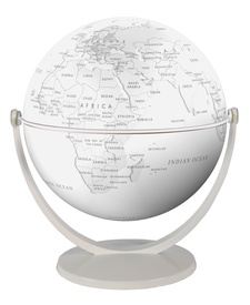 Wereldbol - Globe 35 Politiek - Wit 15 cm | Stellanova