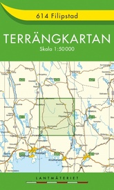 Wandelkaart - Topografische kaart 614 Terrängkartan Filipstad | Lantmäteriet