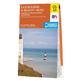 Wandelkaart - Topografische kaart OL25 OS Explorer Map Eastbourne & Beachy Head | Ordnance Survey