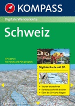 Digitale kaart 4312 Schweiz 3D digital DVD ( Zwitserland ) | Kompass