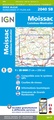 Wandelkaart - Topografische kaart 2040SB Moissac | IGN - Institut Géographique National