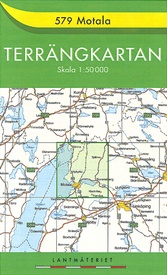 Wandelkaart - Topografische kaart 579 Terrängkartan Motala | Lantmäteriet
