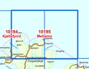 Wandelkaart - Topografische kaart 10195 Norge Serien Mehamn | Nordeca