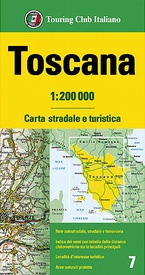 Fietskaart - Wegenkaart - landkaart 7 Toscana - Toscane | Touring Club Italiano