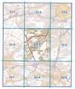 Topografische kaart - Wandelkaart 33C Hoenderloo (Veluwe) | Kadaster