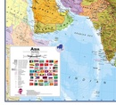Wandkaart Azië Politiek, 120 x 100 cm | Maps International