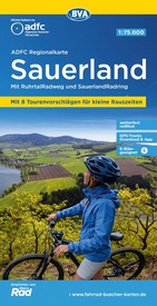 Fietskaart ADFC Regionalkarte Sauerland | BVA BikeMedia