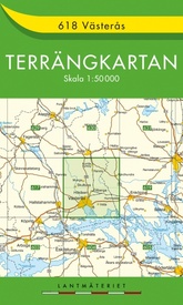 Wandelkaart - Topografische kaart 618 Terrängkartan Våsterås | Lantmäteriet