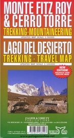 Wandelkaart Monte Fitz Roy - Cerro Torre - Lago del Desierto | Zagier & Urruty