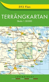Wandelkaart - Topografische kaart 593 Terrängkartan Flen | Lantmäteriet