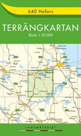 Wandelkaart - Topografische kaart 640 Terrängkartan Hofors | Lantmäteriet