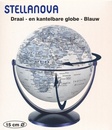 Wereldbol 39 - Globe Politiek Wit-Blauw ø 15 cm | Stellanova