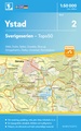Wandelkaart - Topografische kaart 02 Sverigeserien Ystad | Norstedts