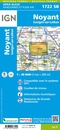 Topografische kaart - Wandelkaart 1722SB Savigné-sur-Lathan, Noyant | IGN - Institut Géographique National