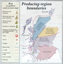 Wegenkaart - landkaart Malt Whisky Map of Scotland | Waverley Books