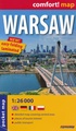 Stadsplattegrond Comfortmap Warsaw - Warschau | ExpressMap