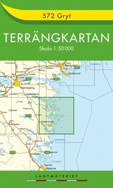 Wandelkaart - Topografische kaart 572 Terrängkartan Gryt | Lantmäteriet