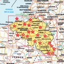Wegenkaart - landkaart Belgium and Luxembourg - België en Luxemburg | Marco Polo