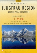Wandelkaart 2520T Jungfrau Region | Swisstopo