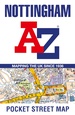 Stadsplattegrond Pocket Street Map Nottingham | A-Z Map Company