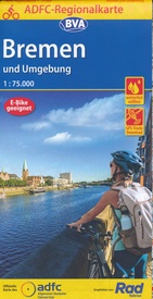 Fietskaart ADFC Regionalkarte Bremen und Umgebung | BVA BikeMedia